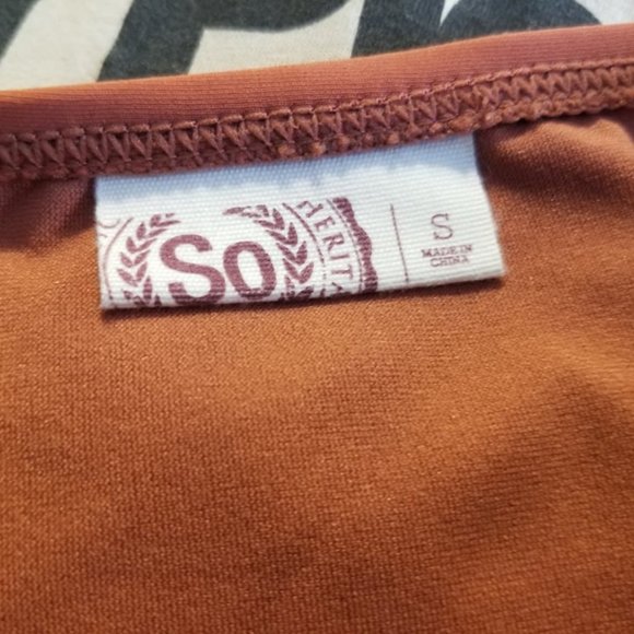 SO Brand Rust Colour Bikini Bottoms ~Brand New With Tags!~ - Picture 4 of 4